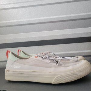 Columbia Bonehead PFG Boat Shoes Grey Blue Women's Size 8